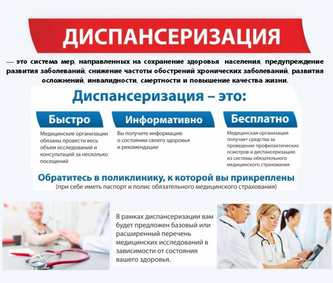 Диспансеризация. Диспансеризация.